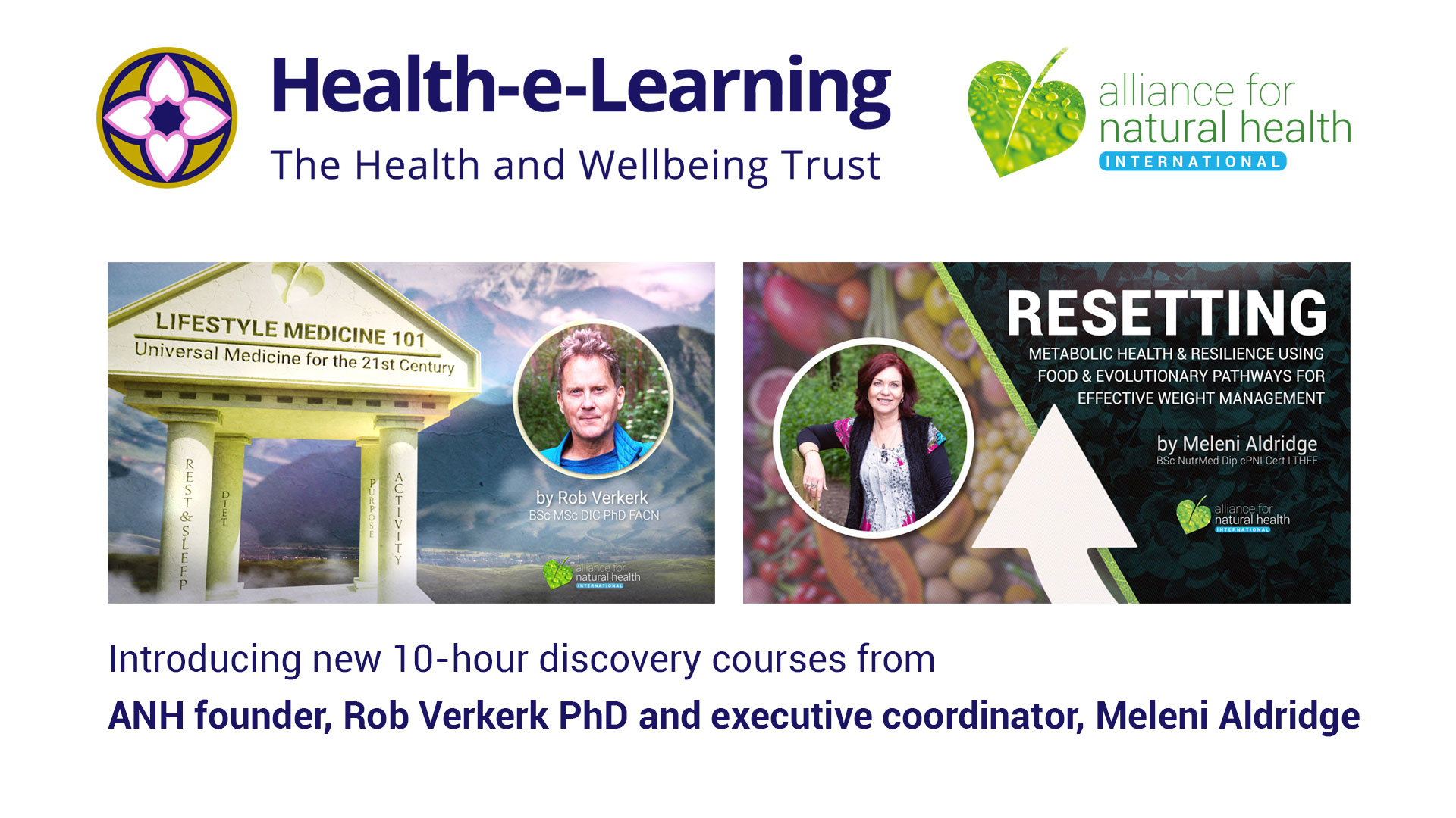 Health ELearning Launch Alliance For Natural Health   E Learning Promo Feature Image 