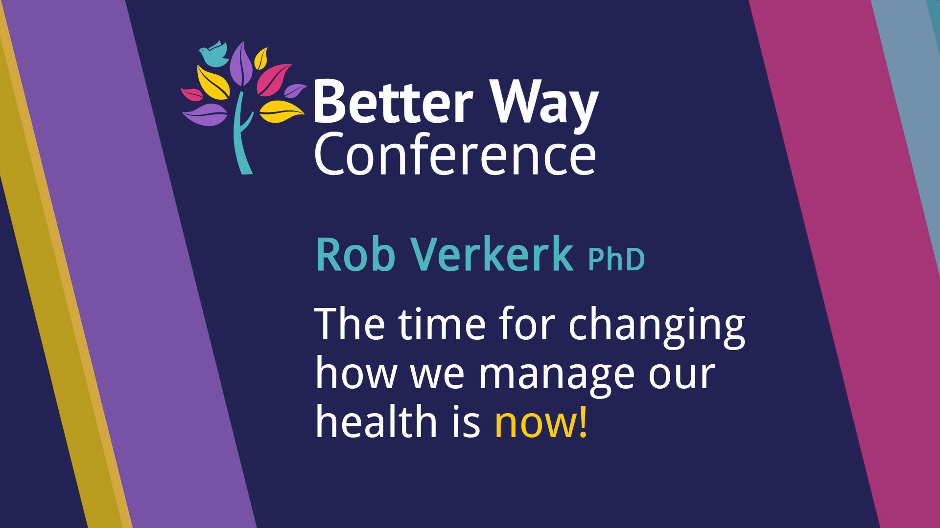 Rob Verkerk PhD at the Better Way Conference Bath, 2022 Alliance